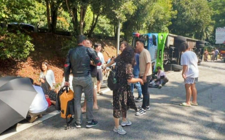 Kemalangan bas persiaran di Genting Highlands: Pemandu tiada lesen, ada 27 kesalahan lampau