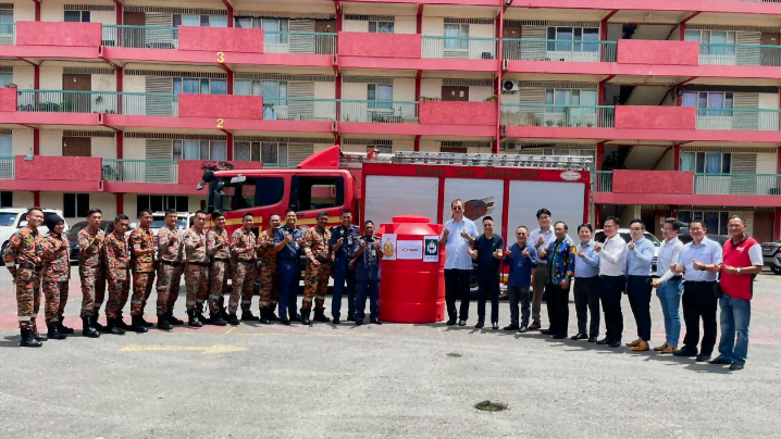 SHAREDA contributes rainwater harvesting tanks to Sandakan BBP