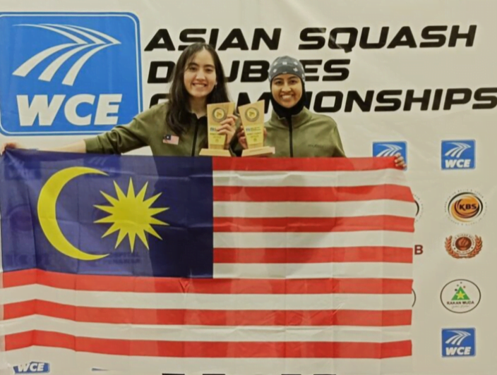 Aifa dan Aira juara beregu Skuasy Asia 2024