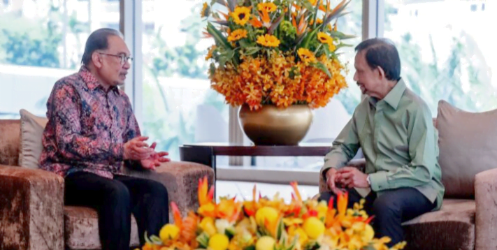 Anwar bertemu Sultan Brunei, bincang beberapa perkara kepentingan bersama