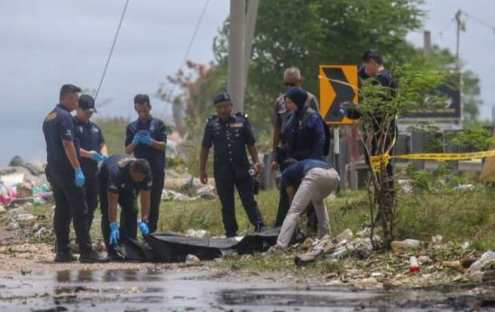 Buang mayat isteri, dua anak dalam longkang selepas kelar leher mereka