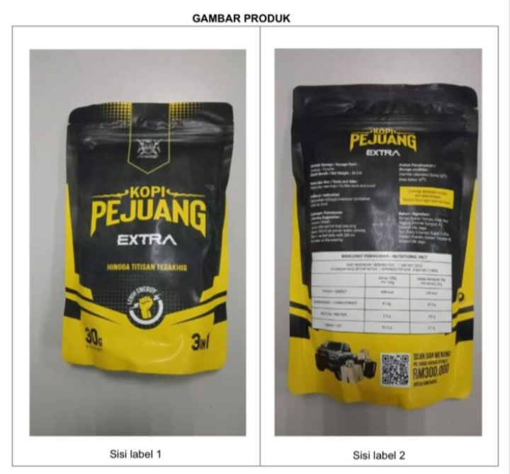 KKM larang penjualan Kopi Pejuang, dikesan ada ubat mati pucuk