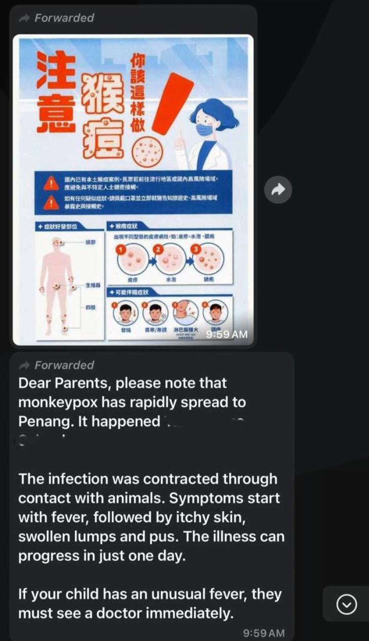 Mesej tular Mpox tersebar di Pulau Pinang tak benar – Exco