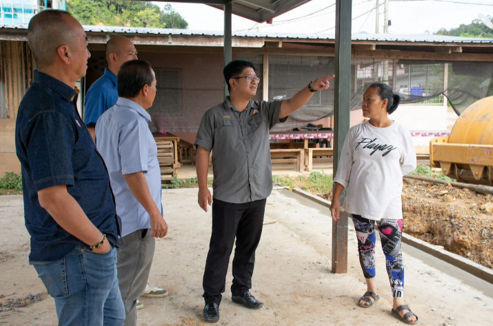 Pembinaan dua Tamu Desa di P'pang siap sepenuhnya