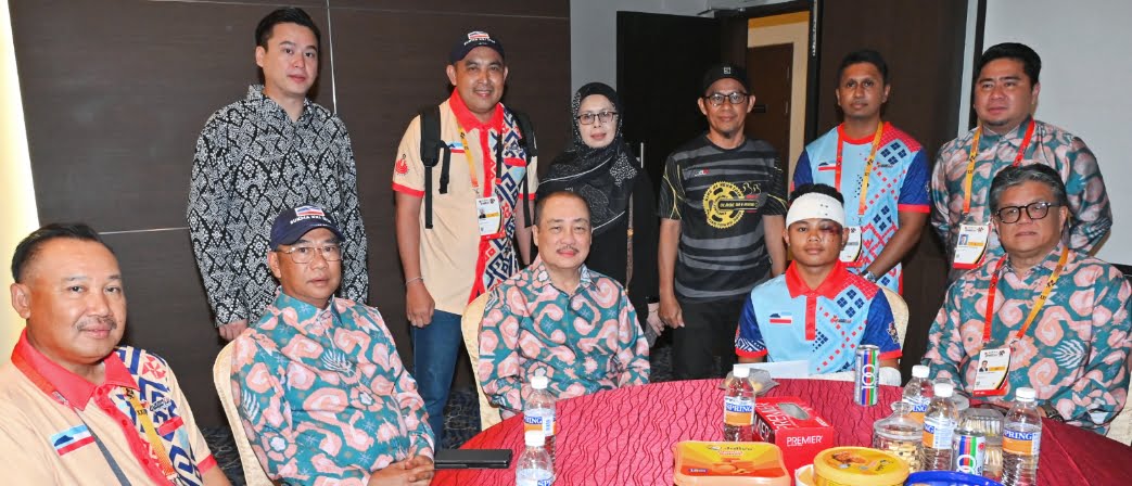 Ketua Menteri lawat atlet basikal Sabah Akmal Thaqif