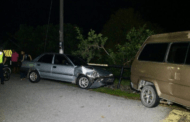 Budak 10 tahun pandu kereta, terbabas langgar van