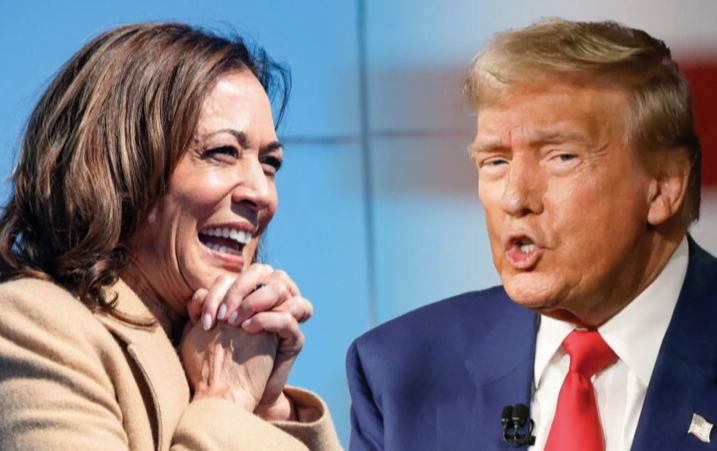 Kamala Harris dahului Trump dengan sokongan tipis