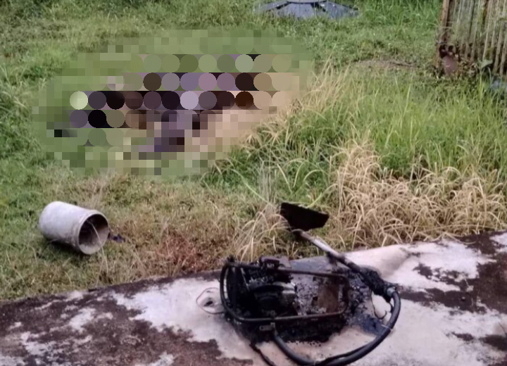 Isteri tidak sedar suami dua hari rentung di halaman rumah