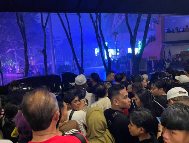 Hujan lebat pada sambutan Hari Malaysia