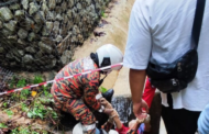 Wanita maut jatuh lubang sedalam enam kaki