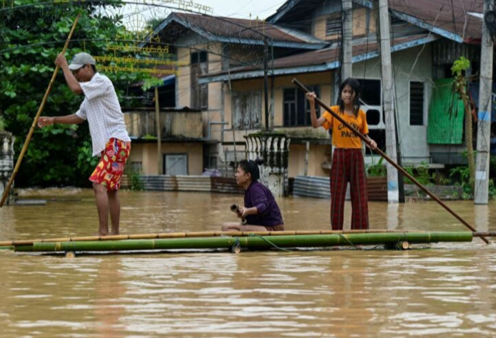 236 maut banjir di Myanmar