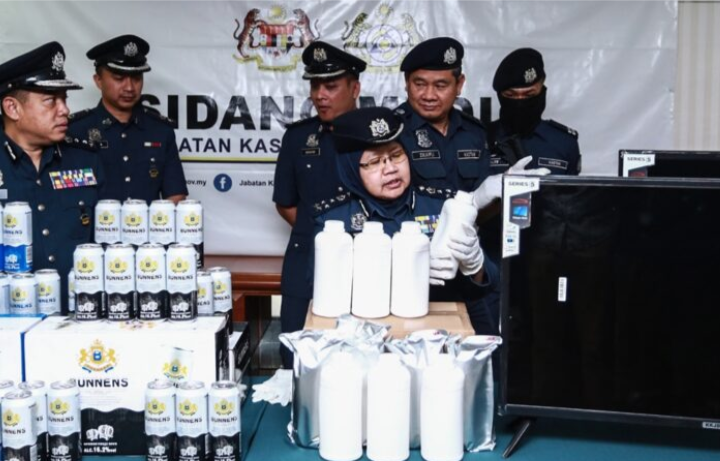 Kastam rampas cecair vape, arak, dadah, kereta mewah, TV lebih RM6.37 juta