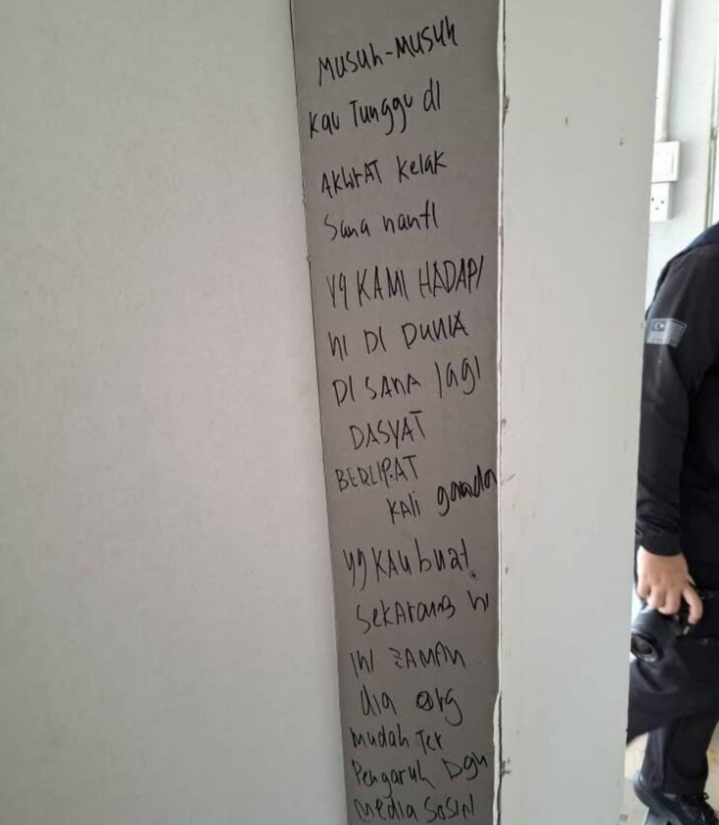 Pengikut GISB tinggal mesej amaran kepada pihak berkuasa