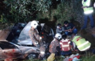 Tiga maut dirempuh ketika baiki treler