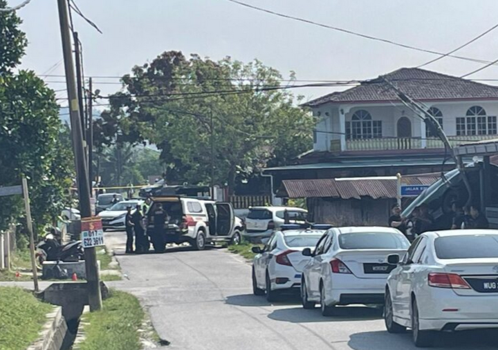 Penjenayah maut ditembak polis di Rawang