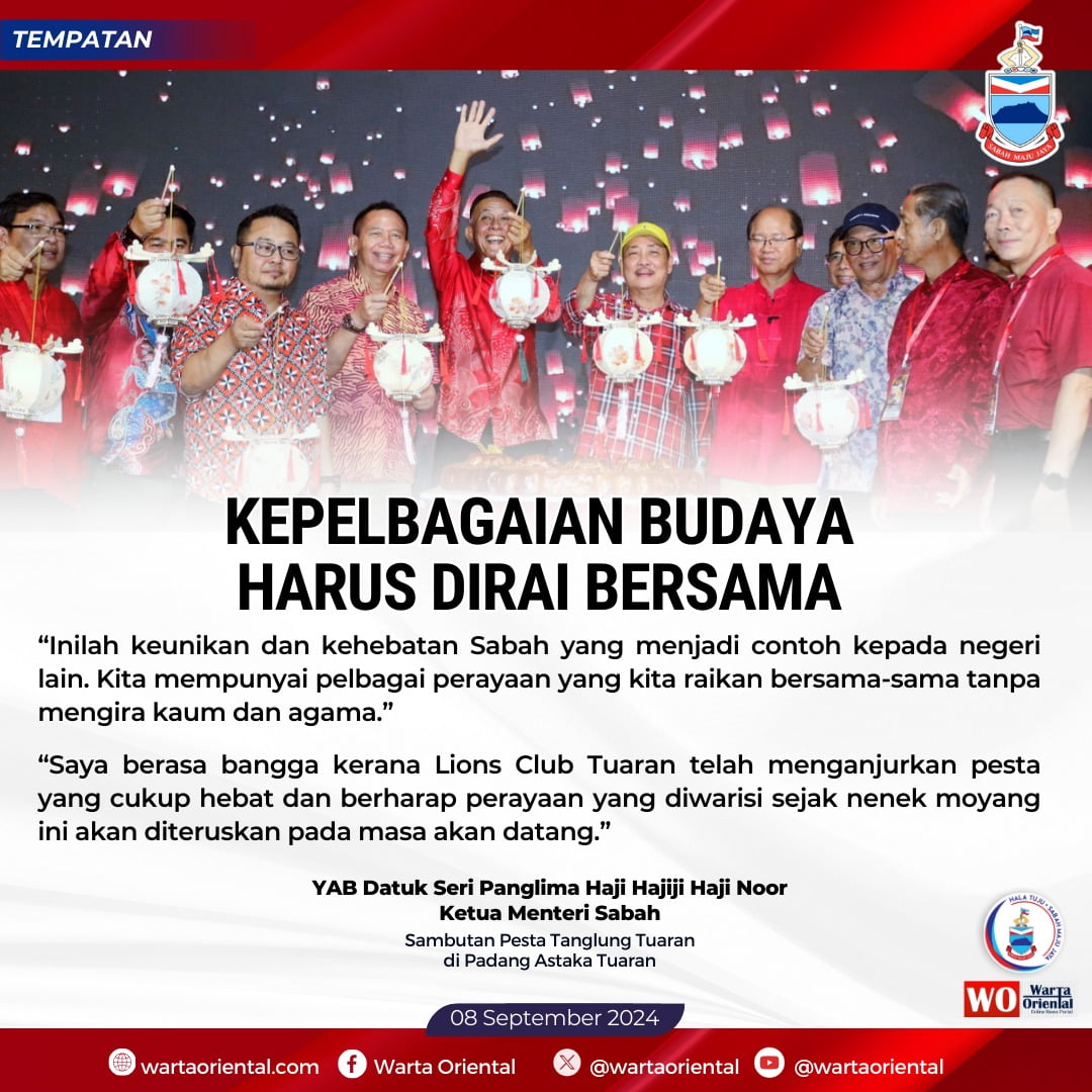 Kepelbagaian budaya harus dirai bersama - KM