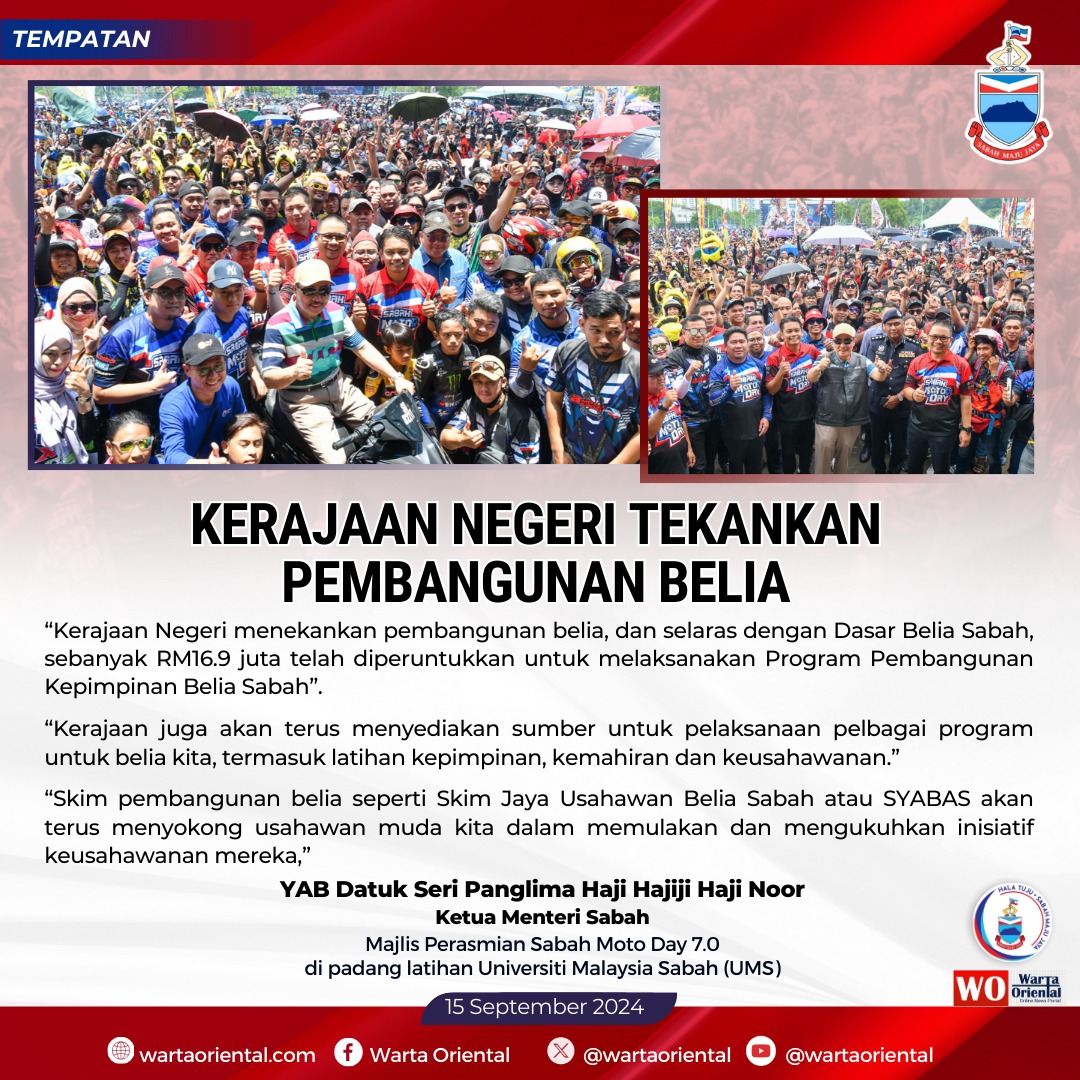Kerajaan Negeri tekankan pembangunan belia - KM
