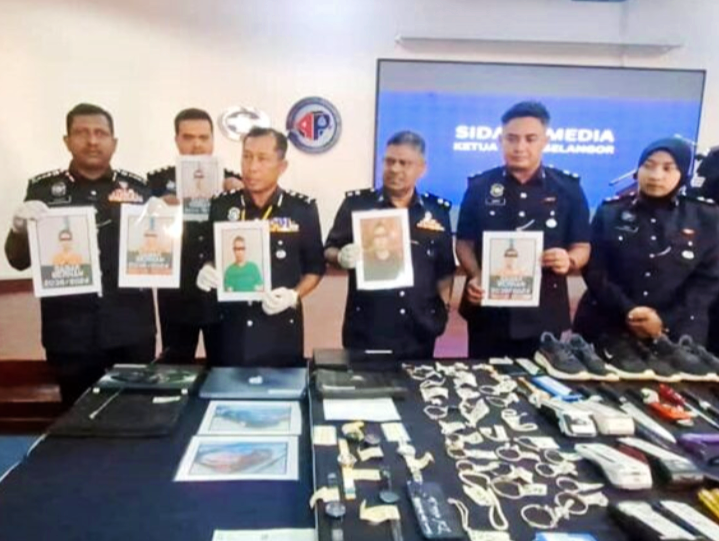 Geng China sewa kereta tempatan samun rumah empat negeri
