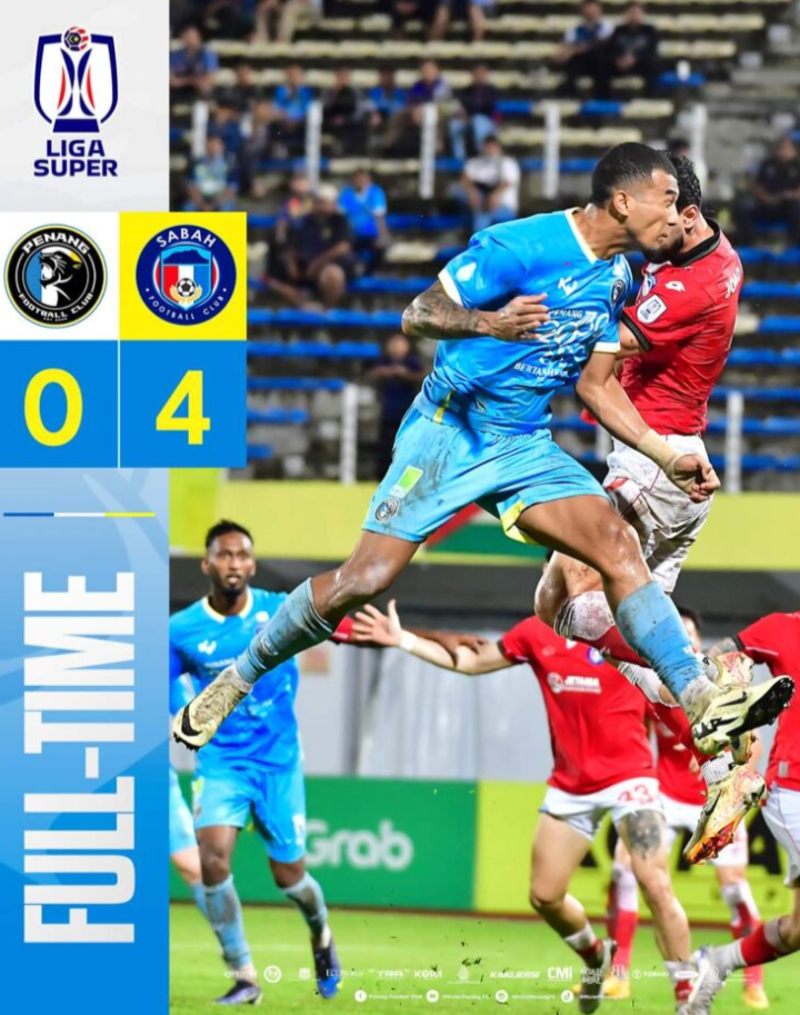 Sabah tambah ‘derita’ Penang FC di laman sendiri