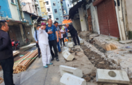 Liew inspect Kg Air pavement reconstruction project