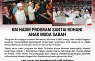 Hajiji hadiri Program Santai Rohani Anak Muda Sabah