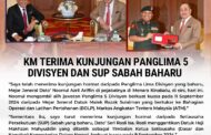 Hajiji terima kunjungan Panglima 5 Divisyen dan SUP Sabah baharu
