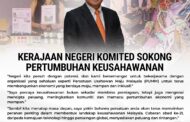Kerajaan Negeri komited sokong pertumbuhan keusahawanan