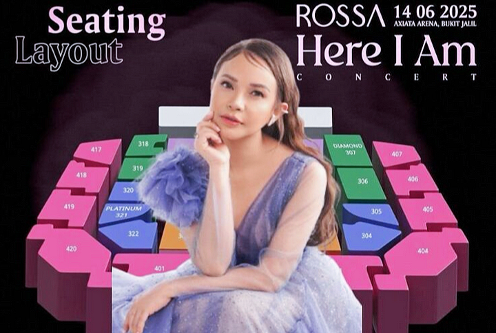 Tiket pra-jualan konsert Rossa: Here I Am laku keras
