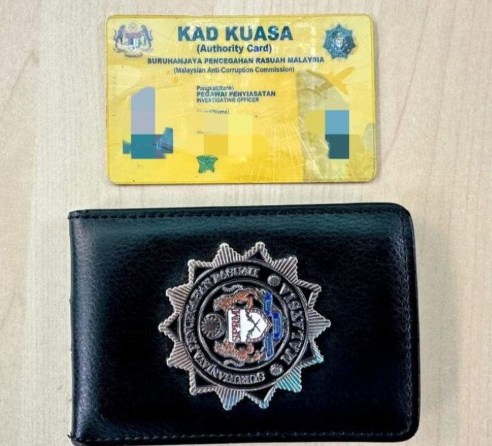 PGA tahan pegawai SPRM palsu, rampas sepucuk pistol