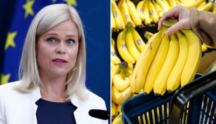 Menteri Sweden ‘fobia’ dengan pisang