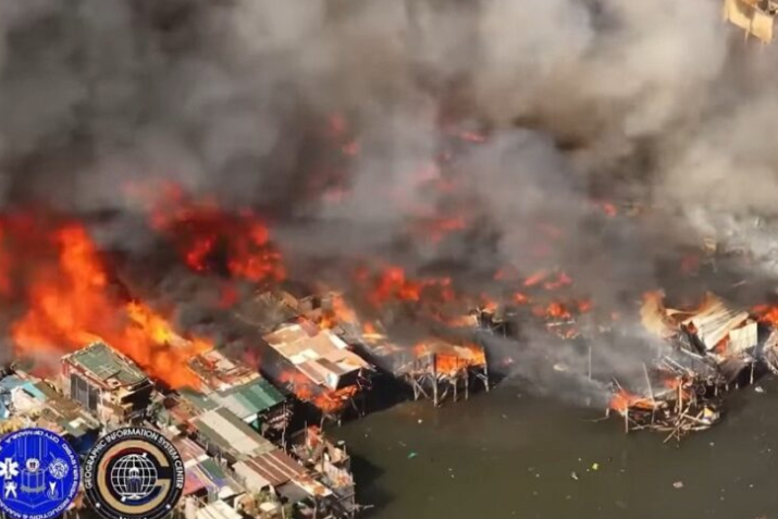 1,000 rumah setinggan musnah terbakar di Filipina