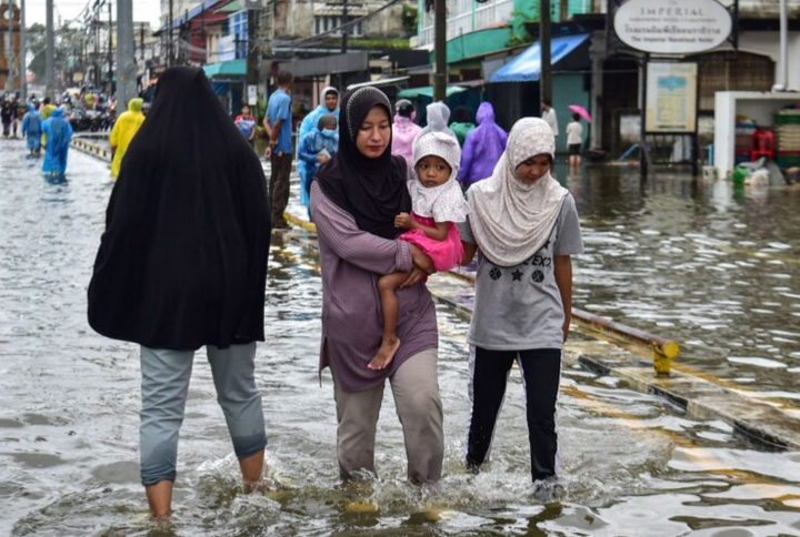 Banjir di Thailand ragut 9 nyawa