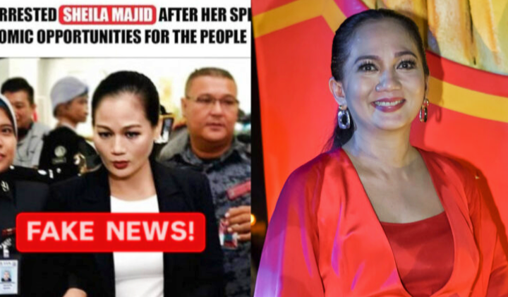 Berita palsu: Sheila Majid minta dalang segera ditangkap