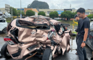 Treler hilang kawalan rempuh Proton X50, penuntut IPG maut