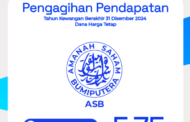 ASB umum agihan pendapatan 5.75 sen seunit 