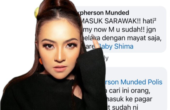 Kalau tidak suka saya, jangan ugut begitu – Baby Shima lega lelaki ancam bunuh ditahan