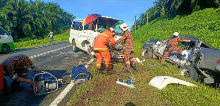 仙湖大道嚴重車禍 1人重傷1人亡