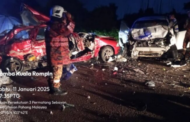 Lima maut, dua cedera kemalangan
