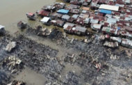 Tiga mangsa sesak nafas dalam kebakaran 60 rumah atas air di Tawau