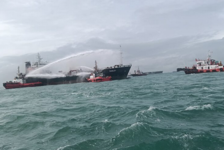 Kapal tangki terbakar, 14 kru kapal diselamatkan Maritim Malaysia