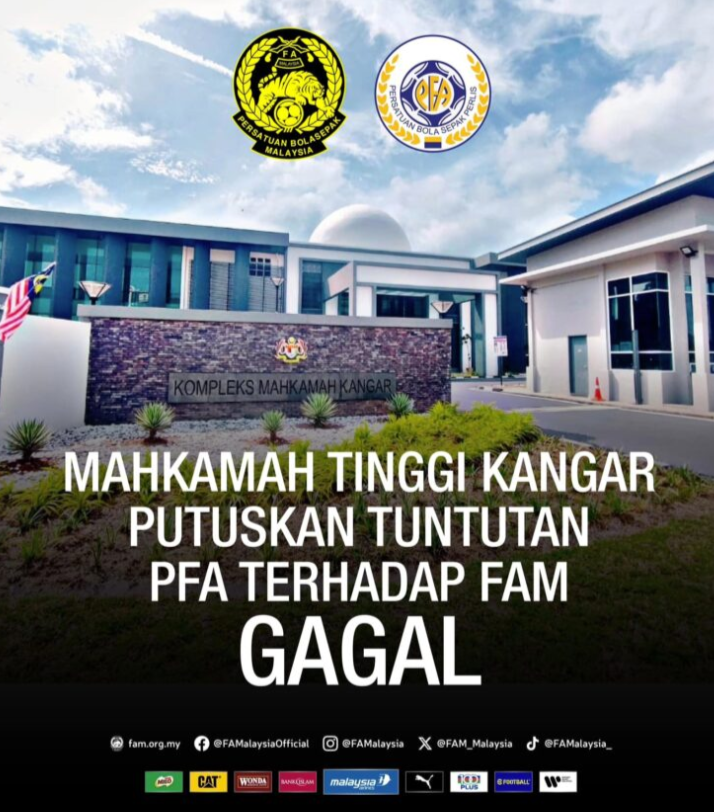 PFA gagal saman FAM