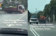 Lompat keluar lori selepas sejam dikejar JPJ