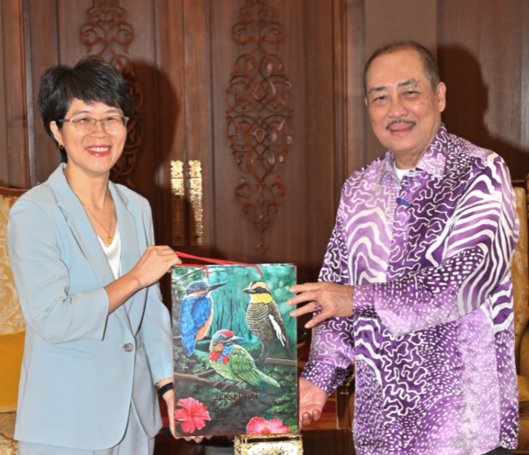 Chief Minister bids farewell to Dr Huang Shifang