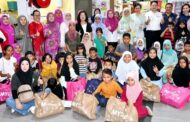 Juliah santuni anak yatim, asnaf dalam program ‘Shopping Raya’