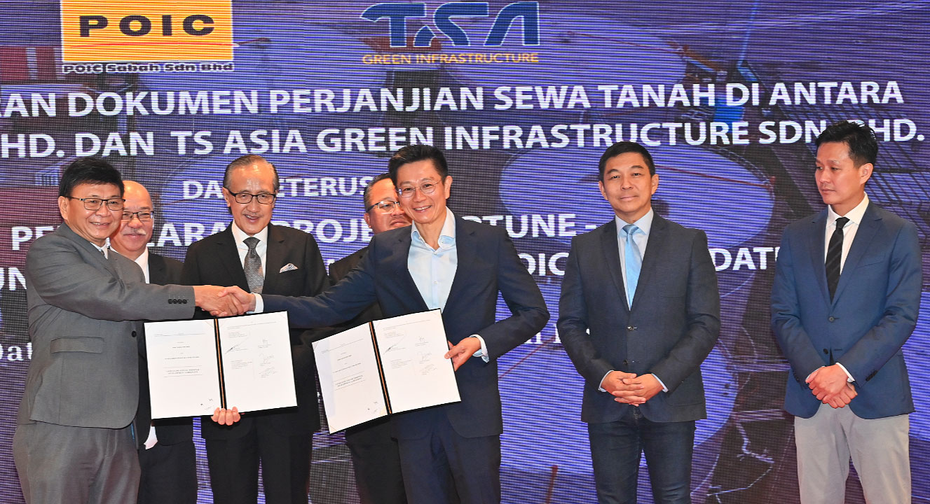TS Asia Green Infrastructure dan syarikat milik Kerajaan China lancar Projek Neptune bernilai AS$4 bil di Lahad Datu