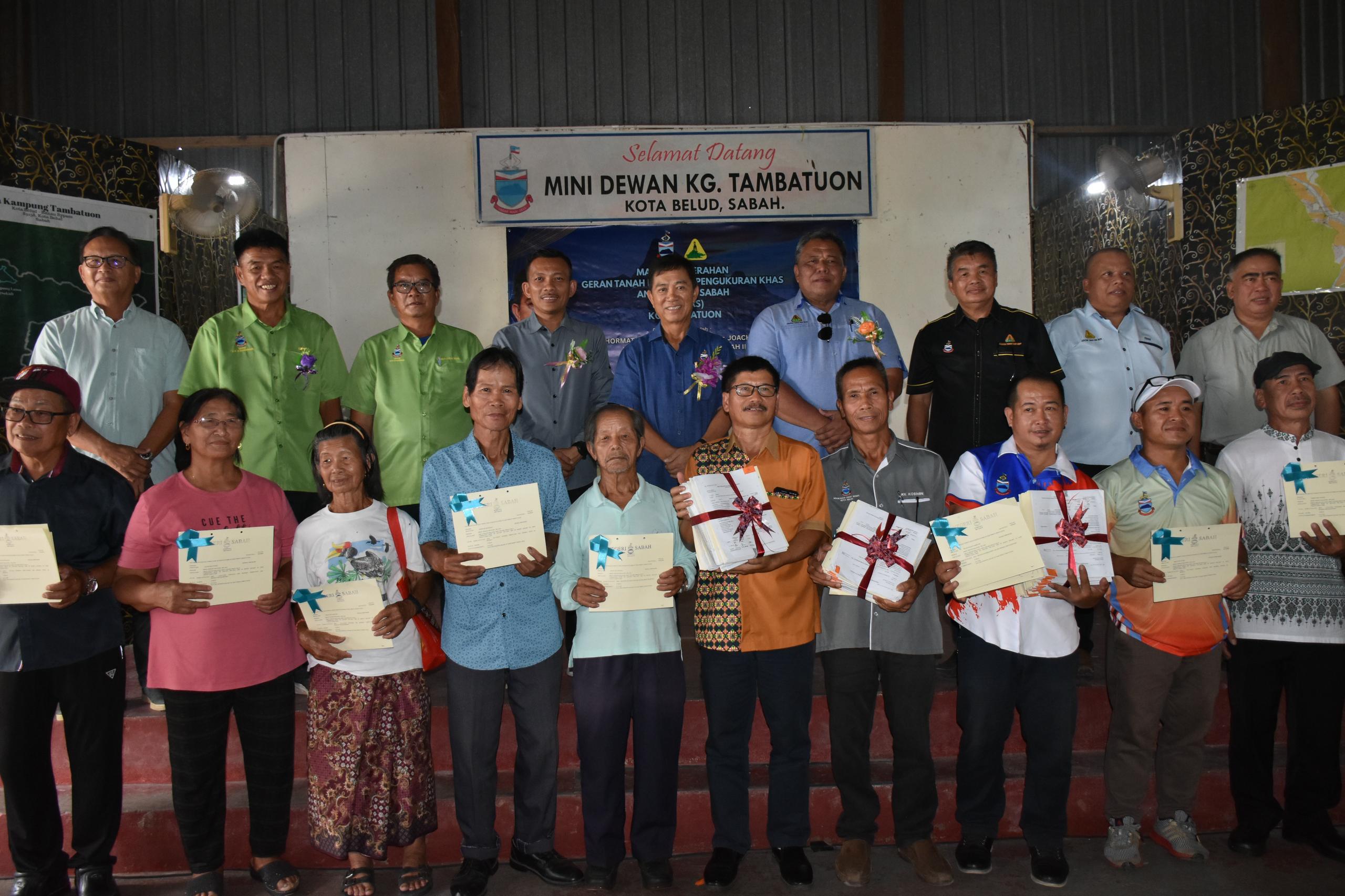 Kada’ padagango’ tana’, harata’ bobos kigatang – Dr. Joachim