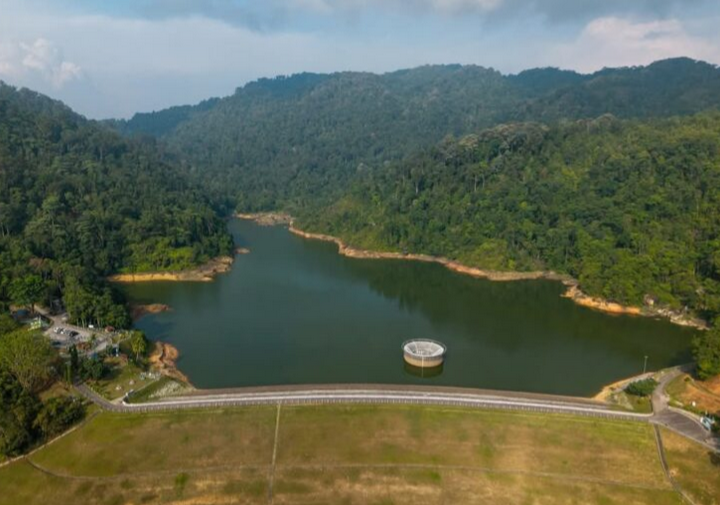 Kurang hujan punca paras air dua empangan utama Pulau Pinang menyusut