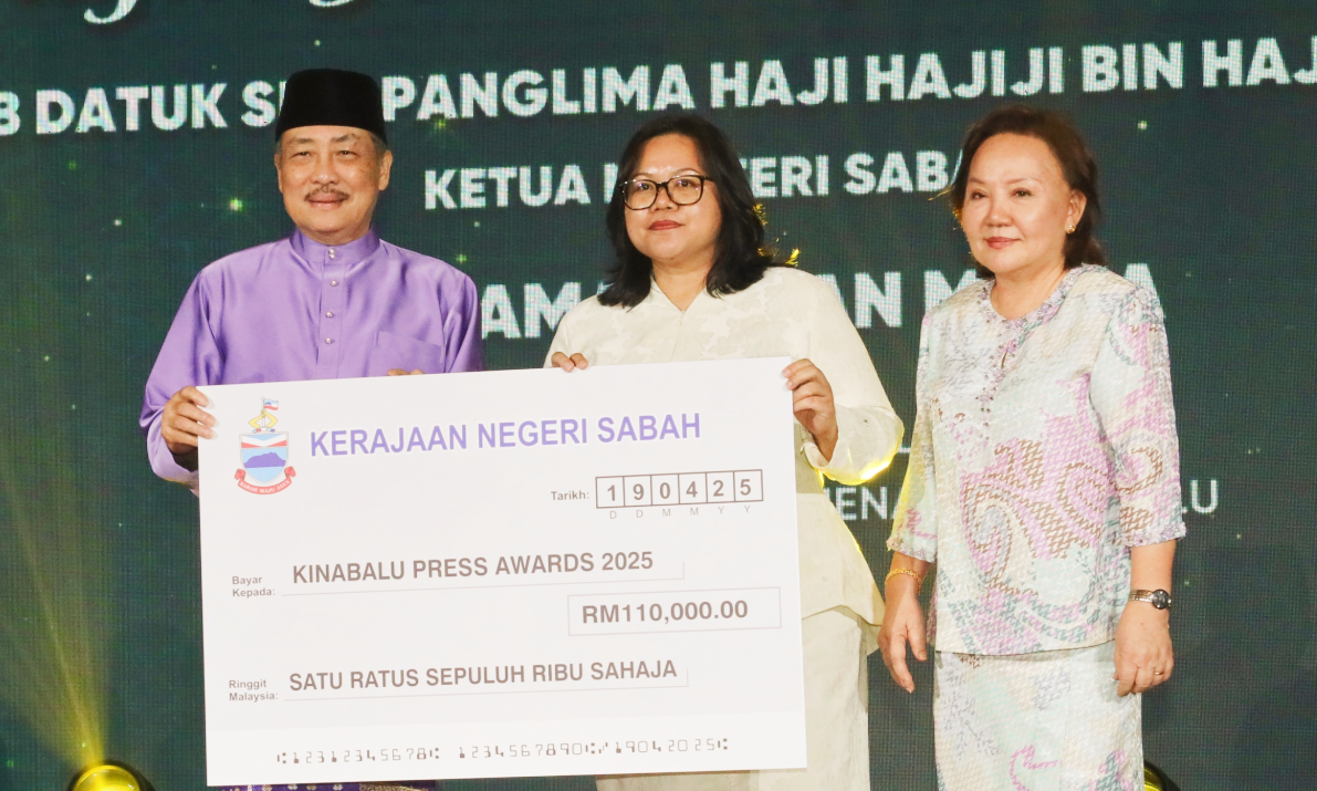 Kerajaan Negeri sumbang RM110 ribu untuk Anugerah Kewartawanan Kinabalu