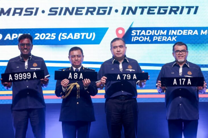 JPJ lancar nombor pendaftaran istimewa A A