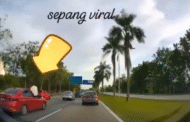 Dua lelaki ditahan, panjat bumbung kereta sedang bergerak